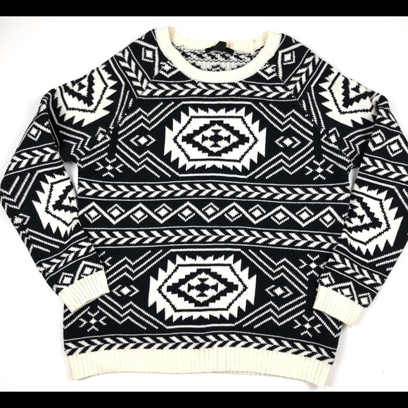Forever 21 Knit Sweater Sz L Warm Pullover - Picture 1 of 7